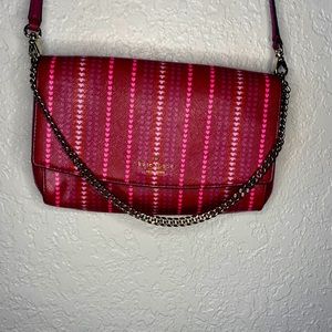 Kate Spade Shore St. Heart Stripe Crossbody